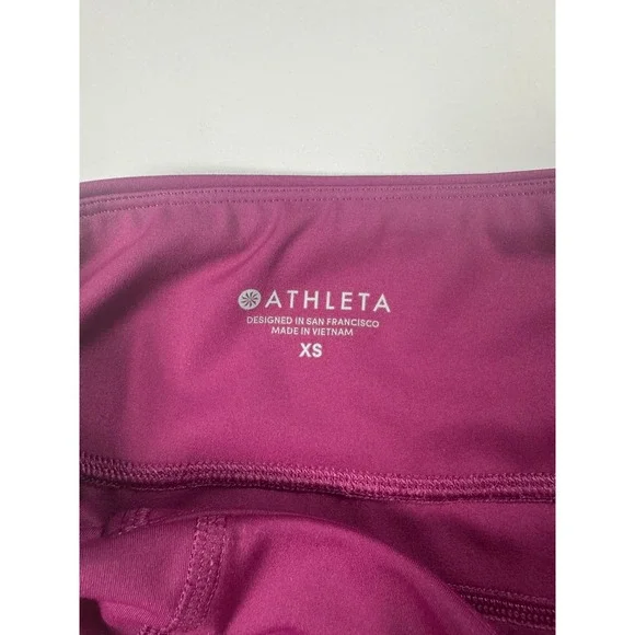 Athleta Leggings Womens Extra Small Laser Cut Perforated Activewear Gym XS - Picture 8 of 9